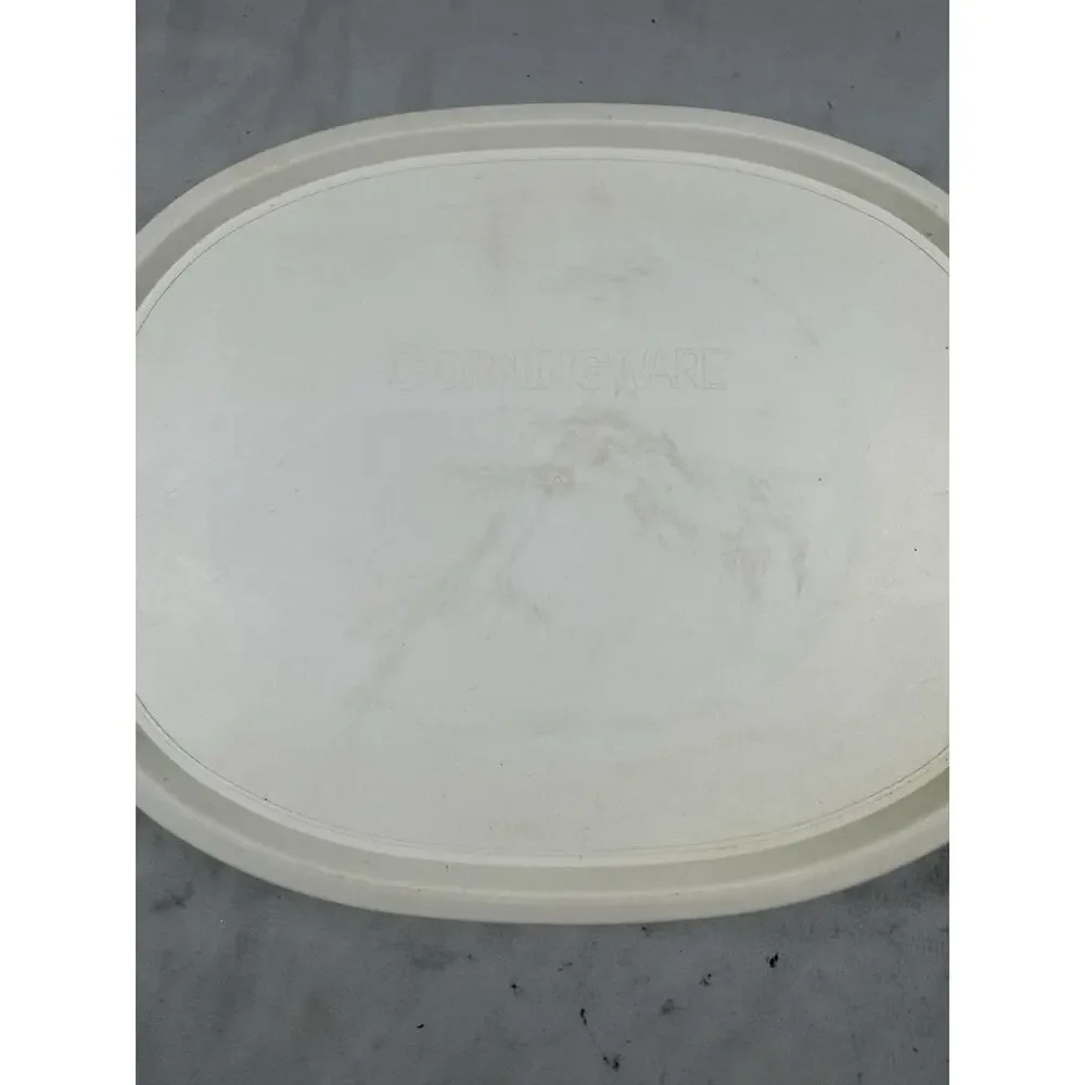 Vintage Corning Ware A-12-B White Casserole Baking Dish 1.8 Liter USA